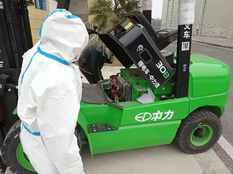 【用户之声】农产品交易流通中心给油改电叉车再投信任票(图2)