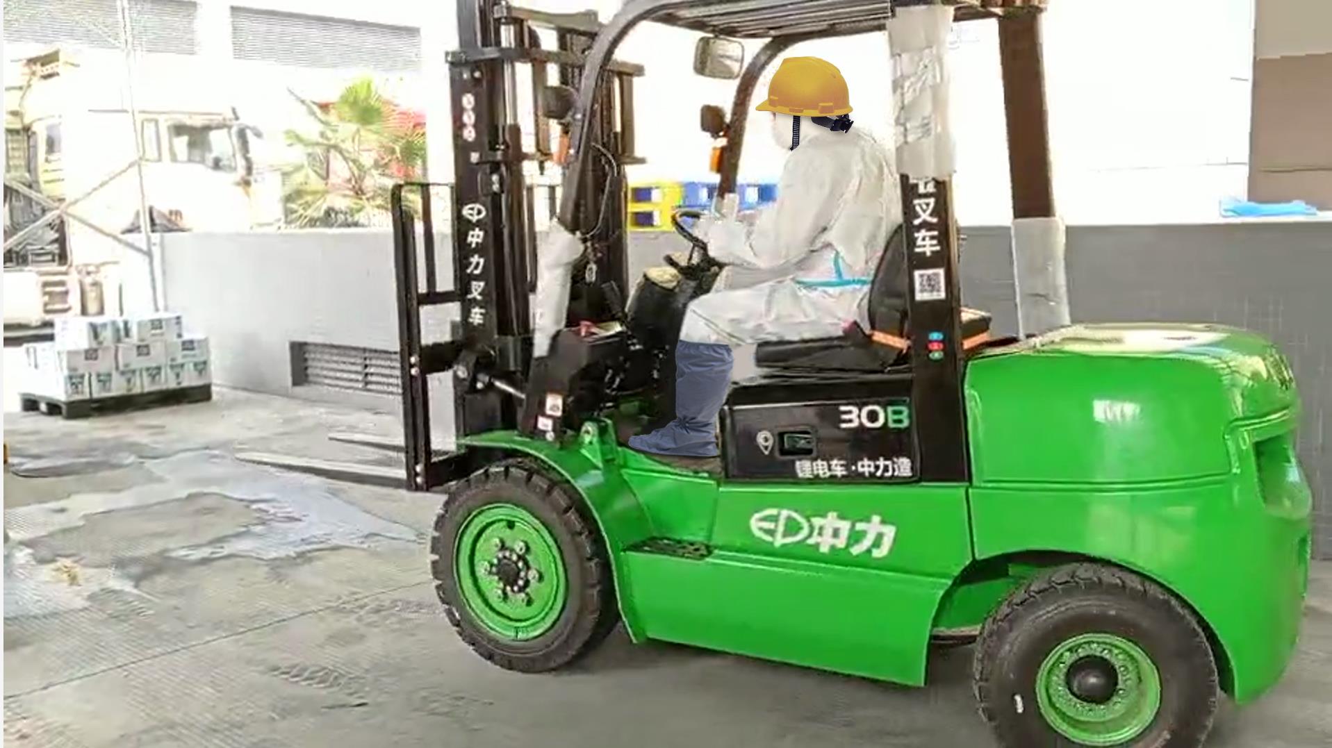 【用户之声】农产品交易流通中心给油改电叉车再投信任票(图1)